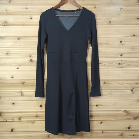 Toad&Co Dresses & Skirts - Toad&Co Dress Womens Small‎ Gray Finlay Dress Long Sleeve Outdoor